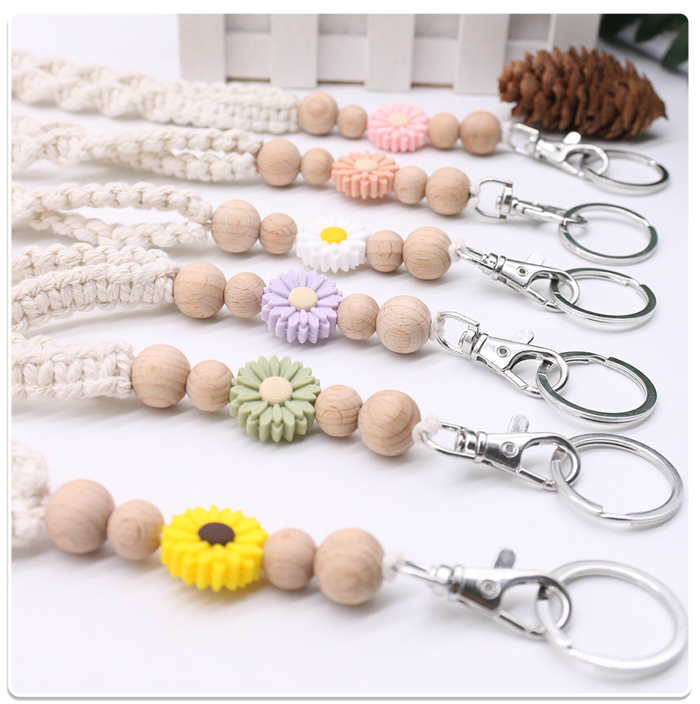 Promotional Long Soft Silicone Color Elastic Phone Strap Lanyard