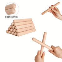 Wholesale Orff Beech Wood Rhythm Sticks Classical Wood Sticks Musical Percussion Instrument