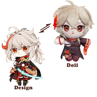 Figuras anime peluche poupée enfants jouets 2024 nouveautés genshin impact debout et assis poupées en peluche