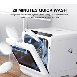 <span class=keywords><strong>Lave</strong></span>-<span class=keywords><strong>vaisselle</strong></span> de comptoir <span class=keywords><strong>Lave</strong></span>-<span class=keywords><strong>vaisselle</strong></span> portables avec réservoir d'eau intégré de 4,<span class=keywords><strong>5</strong></span> L Fonction de séchage à l'air 360 °   Mini <span class=keywords><strong>lave</strong></span>-<span class=keywords><strong>vaisselle</strong></span> à double bras de pulvérisation - Product Image 4