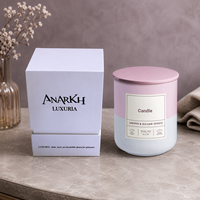 Boîte d'emballage de bougies personnalisées en gros, boîte cadeau rigide en papier de luxe avec insert pour pot de bougie parfumée haut de gamme