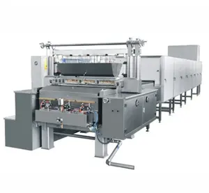 Mesin pembuat gula tongkat coklat yang dapat disesuaikan mesin pembuat gula kepal komersial mesin pembentuk gula coklat