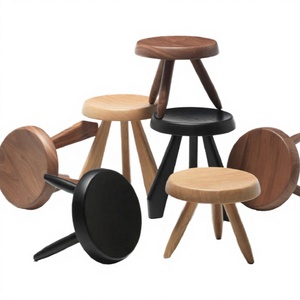 High Quality Convertible Modern Round Ottoman <b>Stool</b> Chair Charlotte Perriand Tabouret Meribel for Hotel & Supermarket Use - Product Image 4