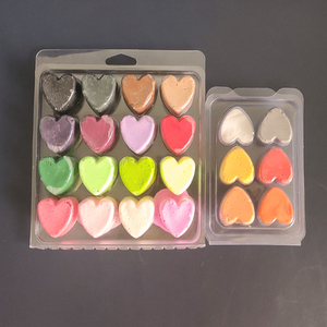 Bandeja de embalaje de concha de fusión de cera personalizada, embalaje de fusión de cera de corazón de amor de 16 cavidades, venta al por mayor - Product Image 3