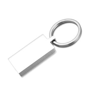 Yiwu Aceon स्टेनलेस स्टील उच्च गुणवत्ता मोटी वर्ग टैग रिक्त Metaza आयताकार भारित कुंजी श्रृंखला - Product Image 2