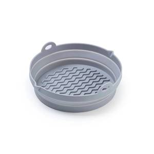 Home Kitchen Easy Foldable Food Safe Perforated Non-stick <b>Silicone</b> Baking <b>Mat</b> for Air Fryer - Product Image 3