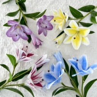 Bunga Lily of the Valley Buatan 3D Cetak Grosir untuk Dekorasi Pernikahan, Rumah, Hari Ibu & Natal