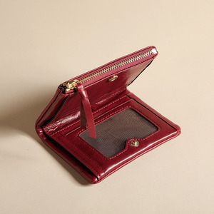 Zenos Vintage High Quality Genuine Leather Coin <b>Purse</b> New Cowhide Credit Card Holder Multi-Functional Short Zipper Wallet - Product Image 5