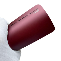 Film de protection automobile Dracaena Rouge TPU Mat Couleur Métallique Liquide PPF 7,5 mil Auto-Réparateur Résistant aux UV