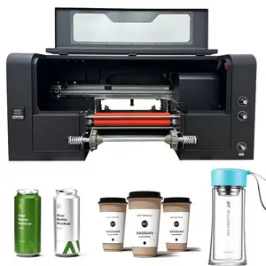Высокоточный Печатный УФ-принтер DTF, металлическая деревянная плитка, декоративная роспись, кристаллическая печатная машина для этикеток