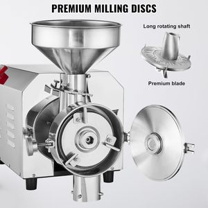 Broyeur <span class=keywords><strong>à</strong></span> grains haute puissance 1500W, équipement industriel de mouture de <span class=keywords><strong>céréales</strong></span> avec grande <span class=keywords><strong>trémie</strong></span> - Product Image 4