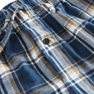 Noël hommes pyjamas ensembles 100% coton flanelle tartan hiver personnalisé pyjama enfants garçons pyjamas - Product Image 6