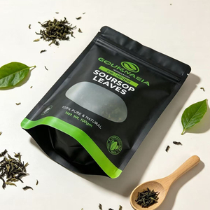 Custom Print Stand‑Up Zipper Pouch Transparent <b>Window</b> Aluminum <b>Foil</b> Bag For 100g Dried Tea Leaves Packaging - Product Image 6