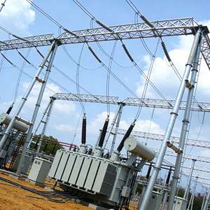 Projeto Turnkey de Estrutura de Aço para Subestação com Galvanização a Quente, Material Q235B/Q355B/Q420B, Altura de 17M - Product Image 6