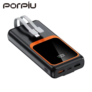 Porpiu Mới Nhất Xách Tay 20W Nhanh Chóng Sạ<span class=keywords><strong>c</strong></span> 20000MAh Ngân Hàng Điện Với LED Hiển Thị 10000MAh Ngân Hàng Điện Cho Iphone Samsung - Product Image 1