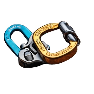 Yüksek mukavemetli cnc işleme alüminyum alaşım ana kilit dağcılık kaya tırmanma emniyet toka Carabiners