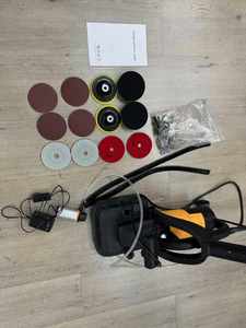 Pulidora de Concreto Portátil, Amoladora de Pisos de 3800w con 4 Discos y Aspiradora de Polvo, Motor de Engranajes de Alta Eficiencia - Product Image 3
