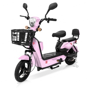 Hot Sale Adult Two Seat Electric <b>Bicycle</b> Moped 48V 12A Digital Electronic 3-Speed Steel <b>Frame</b> Cheap Electric Bike - Product Image 4