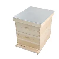 Caja de madera para colmena de abejas, 10 marcos/8 marcos, equipo de Apicultura