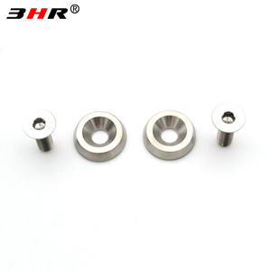 3HR Gr.5, aleación de titanio, Perno de tornillo de titanio, Kit de disfraces para Bahía de motor de automóvil, arandelas M6 - Product Image 3