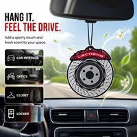Ambientadores de Coche Personalizados al por Mayor con Logotipo, Troquelados, con Múltiples Fragancias, Aroma Duradero, Regalo Promocional, Embalaje para Venta al por Menor
