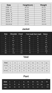 2022 Blazer Biasa Kustom Elegan Rompi Pria Formal <span class=keywords><strong>3</strong></span> Pieces Jas Pengantin Pria Prom Pengiring Pria Blazer untuk Pernikahan Jas Pria - Product Image 6