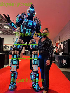Envío Gratis Disfraz <span class=keywords><strong>de</strong></span> <span class=keywords><strong>Robot</strong></span> Zancudo Gigante con Leds y Batería Recargable Luminoso - Product Image 4