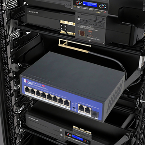 Switch PoE compact à 10 ports |   8x100M + 3x1000M 250m Longue portée 30W/Port 2G Backplane - Product Image 1