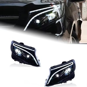 Nouveaux phares à LED DRL 12V pour Vito (W447) 2016-2023, compatibles avec Valente <span class=keywords><strong>Marco</strong></span> <span class=keywords><strong>Polo</strong></span> EQV <span class=keywords><strong>Classe</strong></span> <span class=keywords><strong>V</strong></span> - Product Image 3