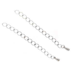 โซ่สแตนเลสทรงหยดน้ำ ขนาด 3-15 ซม. สำหรับทำเครื่องประดับ DIY ขายส่ง - Product Image 5
