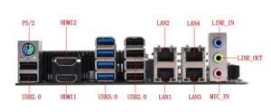 Placa Base ELSKY EM6000 con CPU Zhaoxin KX6000 de 16NM, Serie Completa, 2*HDMI 4K 30Hz - Product Image 4