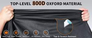 Heavy Duty 800D Oxford Résistant À La Déchirure Étanche Transport Vélo Couverture Pluie Soleil UV Preuve Vélo Couverture - Product Image 2