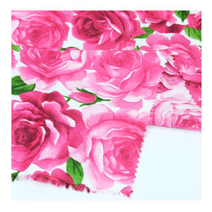 Al por mayor personalizado impreso CVC Dacron copo de nieve impresa <span class=keywords><strong>George</strong></span> tela de algodón - Product Image 2