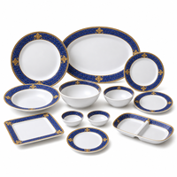 Vaisselle moderne en mélamine avec service de table en mélamine et assiettes en mélamine coordonnées