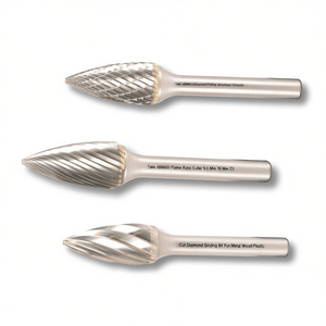 Fraise rotative à flamme Ttake Ab8600 9,6 mm 19 mm 64 mm, fraise diamantée Z3 de 6 mm pour le métal, le bois et le plastique - Product Image 2