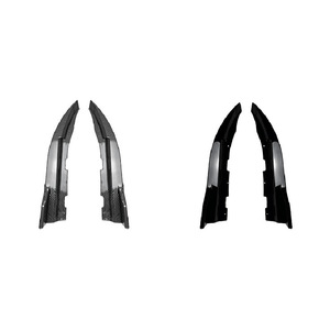 Autocollants d'angle de pare-chocs arrière BMW Série 4 G26 M Sport 2020 Noir Piano Texture Fibre de Carbone Adhésifs ABS Amélioration et Rétrofit - Product Image 2