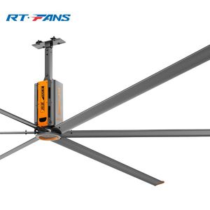 Ventilateur industriel de grande taille RTFANS Big Ass Fan HVLS 24 pieds 1,5 kW pour entrepôt, options de taille 5,5 / 6,1 / 7,3 mètres, options de tension 220 - Product Image 4