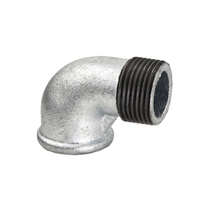 Venta Directa <span class=keywords><strong>de</strong></span> Fábrica: Codo BSP Macho y Hembra <span class=keywords><strong>de</strong></span> Hierro Maleable <span class=keywords><strong>de</strong></span> Alta Presión, Galvanizado en Caliente con <span class=keywords><strong>Zinc</strong></span>, <span class=keywords><strong>para</strong></span> Petróleo, Agua y Gas - Product Image 1