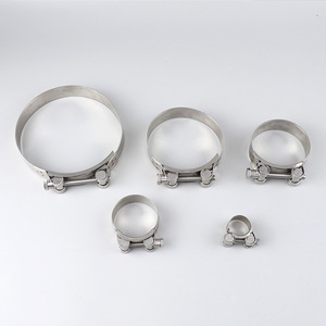 Factory Customized Strong European Style Stainless Steel <strong>Clamp</strong> 201/304 Heavy Duty Adjustable Pipe and Hose <strong>Clamp</strong> Bolts <strong>Clamps</strong> - Product Image 4