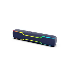 AOOLIF ייצור 16W מכירה לוהטת led RGB אור 3D שמסביב בס תיבת bluetooth רמקול קול בר למסיבה