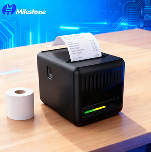 P80e impresora termica de recibos POS de Đỏ USB de 80 mm con puerto Lan De corte Automatico Y ESC/POS Para caja registradora - Product Image 1