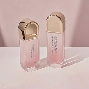 Flaconi in <span class=keywords><strong>Vetro</strong></span> Smerigliato da 50ml 80ml 100ml 120ml con Logo Personalizzato per Lozioni, Essenze, Sieri Rassodanti per la Cura del Viso con Pompa Spray - Product Image 3