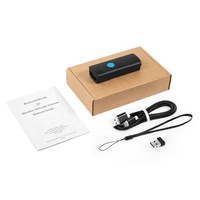 Pemindai Kode Batang QR Bluetooth Mini Saku 1D 2D Nirkabel Portabel untuk Gudang