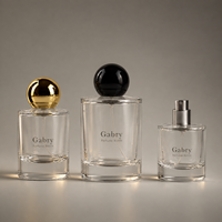 Bouteille de parfum en verre de luxe personnalisée OEM avec étiquette privée, 30 ml, 100 ml, flacons de parfum vides en verre, flacon de parfum avec boîte, 50 ml