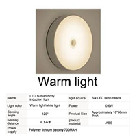 Mini lampe LED flottante et lévitante avec capteur de forme intégrée pour la nuit