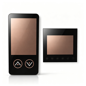 Oem Custom Wireless Charging Touch Panel Tempered Glass Screen Printing Curved Edge Process PC Oil Proof Durable Vinyl <b>Sticker</b> - Product Image 1