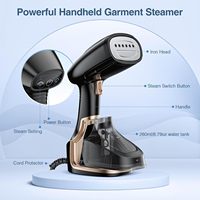 Vapeur de vêtement portable-1400W dissolvant de rides de tissu portable arrêt automatique 260ml réservoir d'eau brosse en tissu Nvision Vapeur vapeur