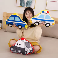 Oreillers décoratifs personnalisés pour voiture d'enfants coussins jouets en peluche hélicoptères trains camions poupée jouets en peluche