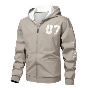 Sudadera Holgada y Gruesa para Hombre, Chaqueta con Cremallera de Manga Larga, Chaqueta Informal tipo Cárdigan, Chaqueta Cortavientos para Otoño e Invierno - Product Image 2