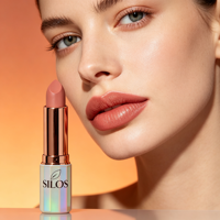 Rouge à lèvres mat velours SILOS 10g - Formule végétale tendance longue tenue et nourrissante fini naturel Marque privée